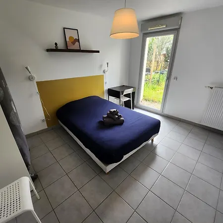 Appt 2 Chambres Au Calme - Jardin Prive - Metro D, Eurexpo, Groupama Stadium Saint-Priest  Exterior photo